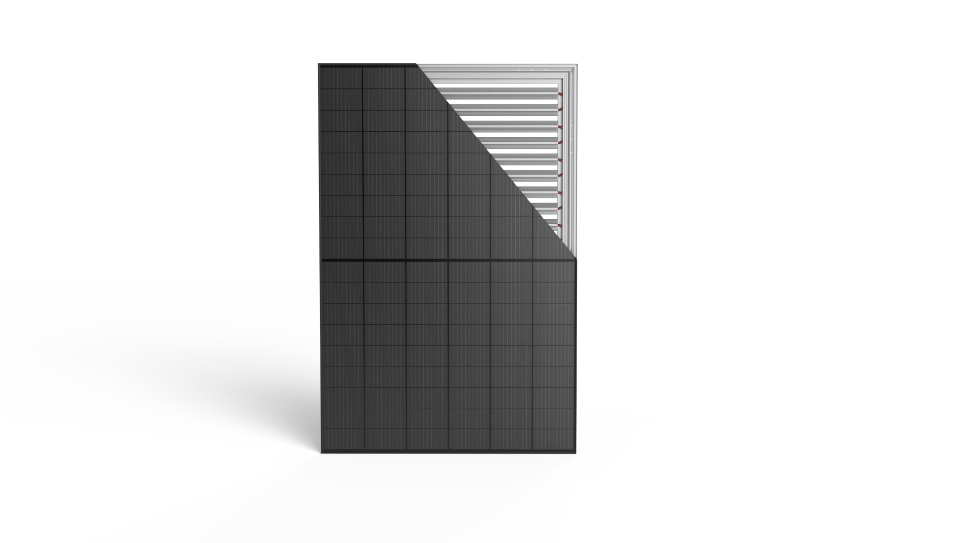 Qpanel PVT paneel | cutout | staand