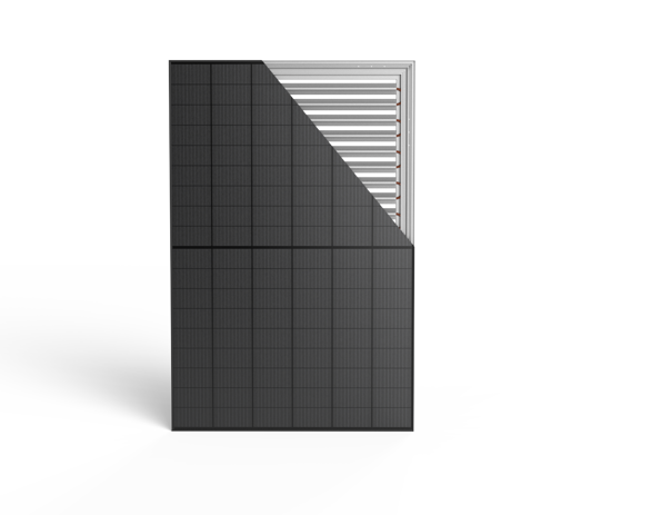 Qpanel PVT paneel | cutout | staand