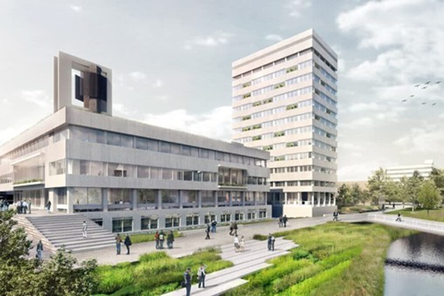 Eindresultaat stadhuis na transformatie 