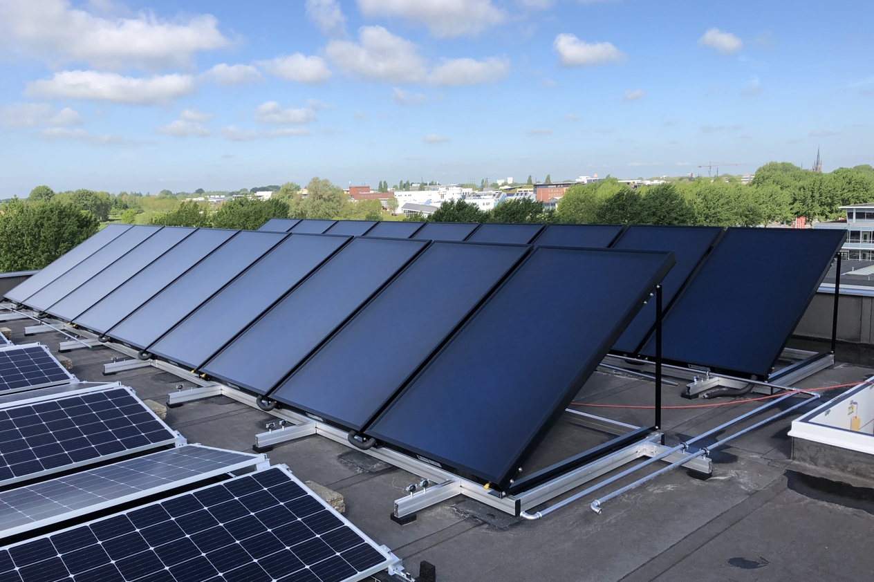 HR energy PVT panelen zakelijk plat dak