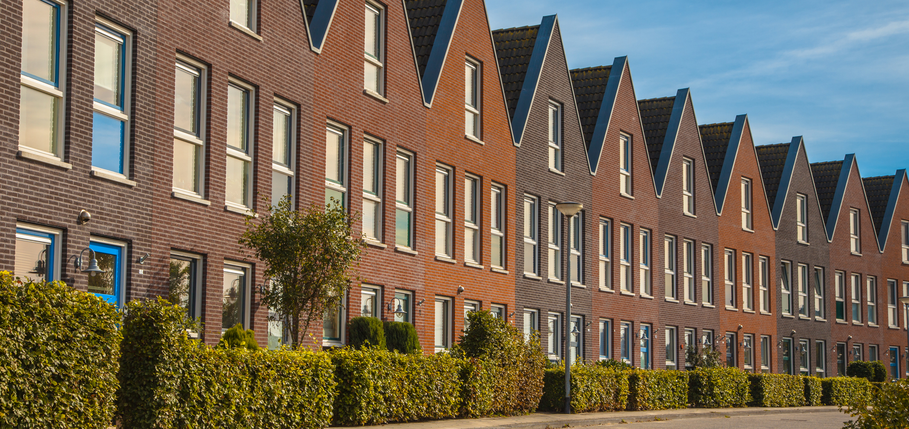 Rijtjeswoningen in Nederland