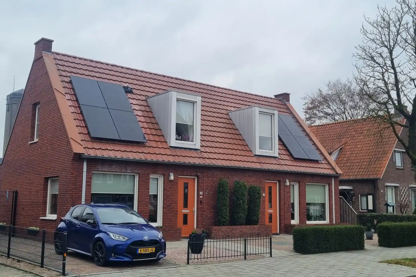 Sociale huurwoningen met PVT-installatie na renovatie in Raalte